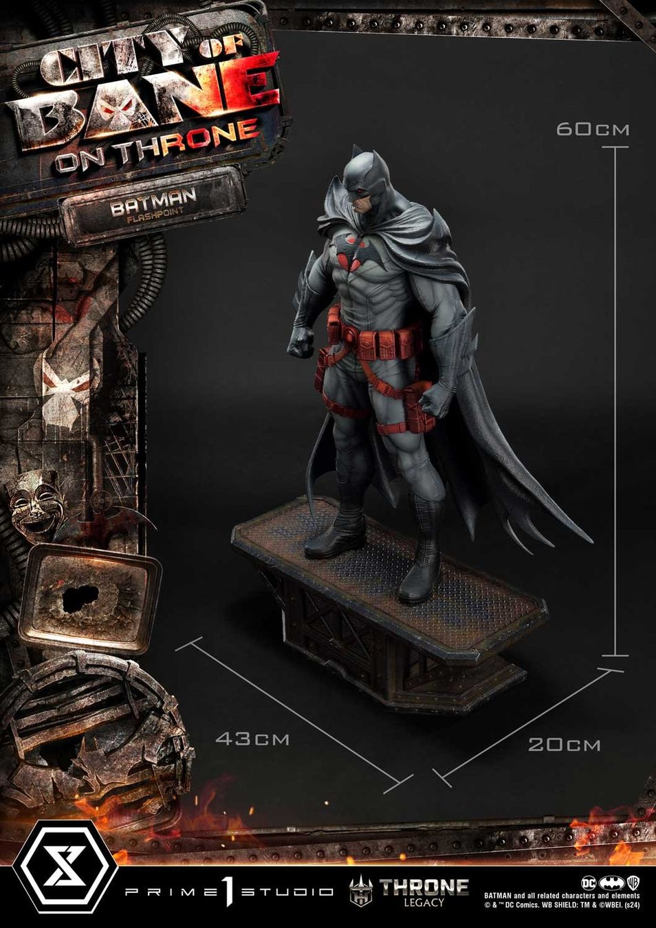 Statuette: Flashpoint Batman Prime 1 Bonus Version 1:4 – Usato da Niederrohrdorf venduto da elwey 5