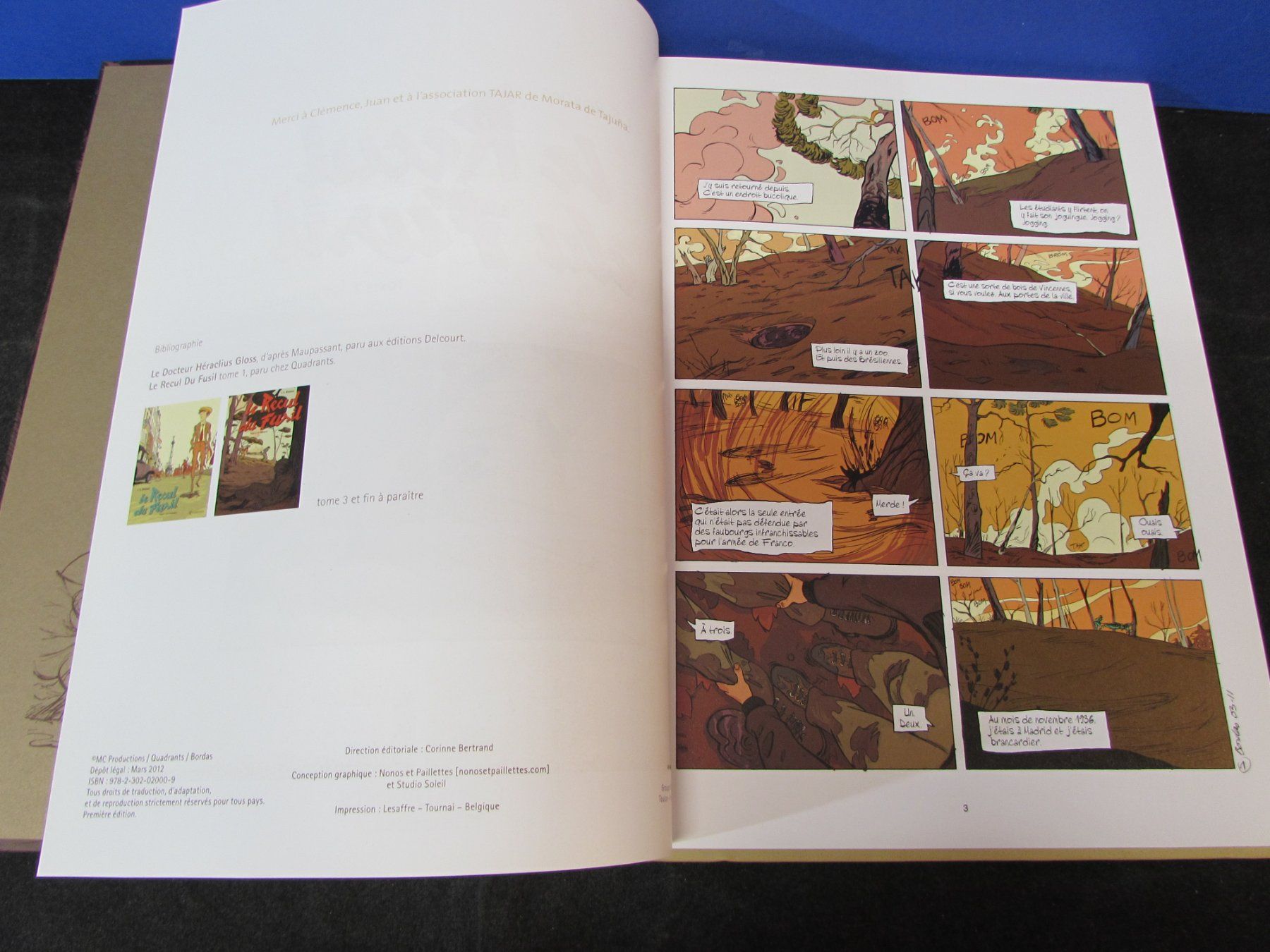 Comics: Le Recul du Fusil, I + II – Gebraucht aus Walchwil von Shells1 3