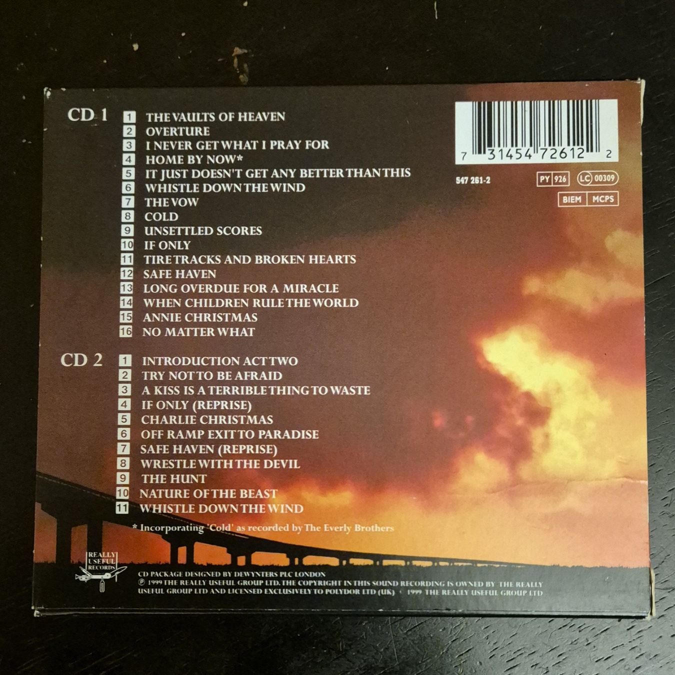 CD: Whistle Down the Wind / 2 CDs und Booklet – Usato da Chur venduto da Schaf_60 1