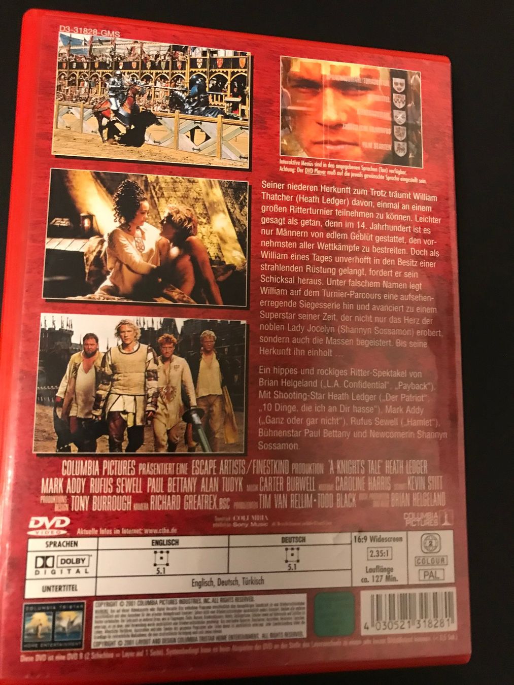 Tutti i DVDs: Ritter aus Leidenschaft – Usato da Freudwil venduto da Feenland2010 1