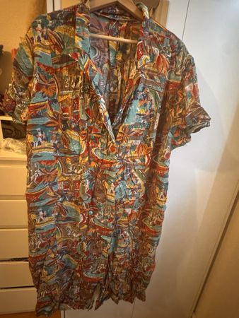 Robe tunique vintage colorée 