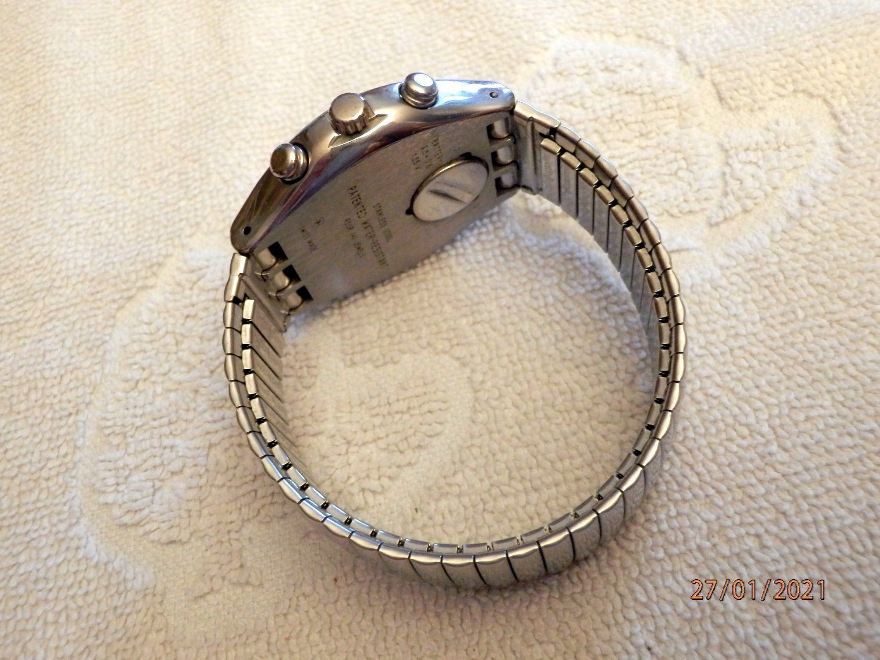 Orologi: Swatch, Chronograph, 40mm,1995, Flexband – Usato da Ueberstorf venduto da dinbau 5