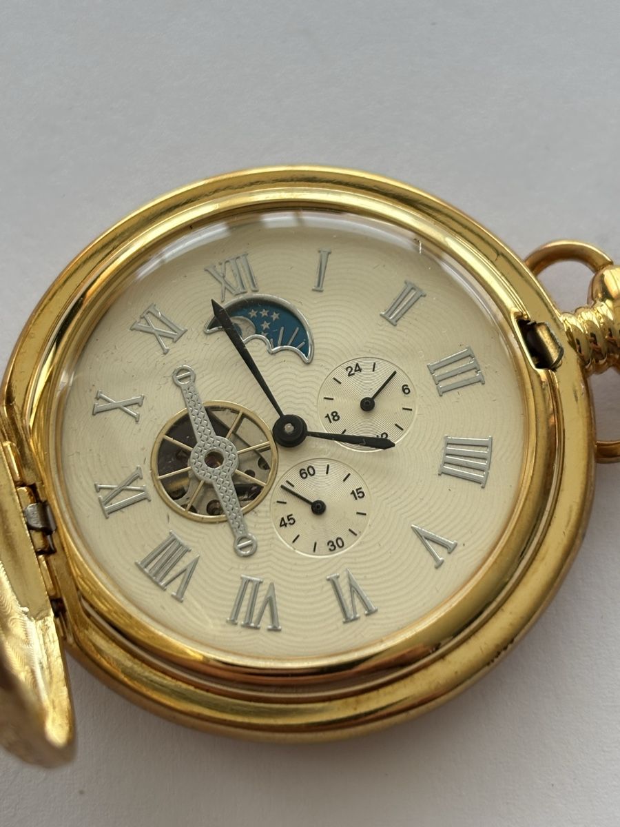 Uhren: -Taschenuhr, Mechanik – Neu (gemäss Beschreibung) aus Langnau am Albis von flusspflege 2