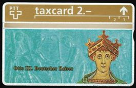 Taxcard 307L_31744 Otto III. Deutscher Kaiser 2.Aufl. ungebr