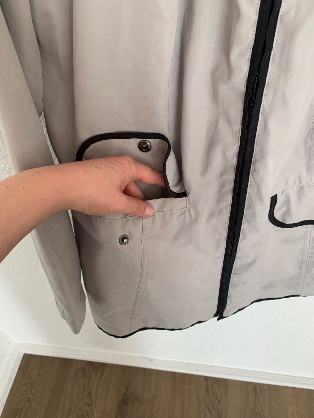 Mäntel: Übergangs Mantel Jacke grau Gr. L / XL – Gebraucht aus Fislisbach von KolibriSecondhand 3