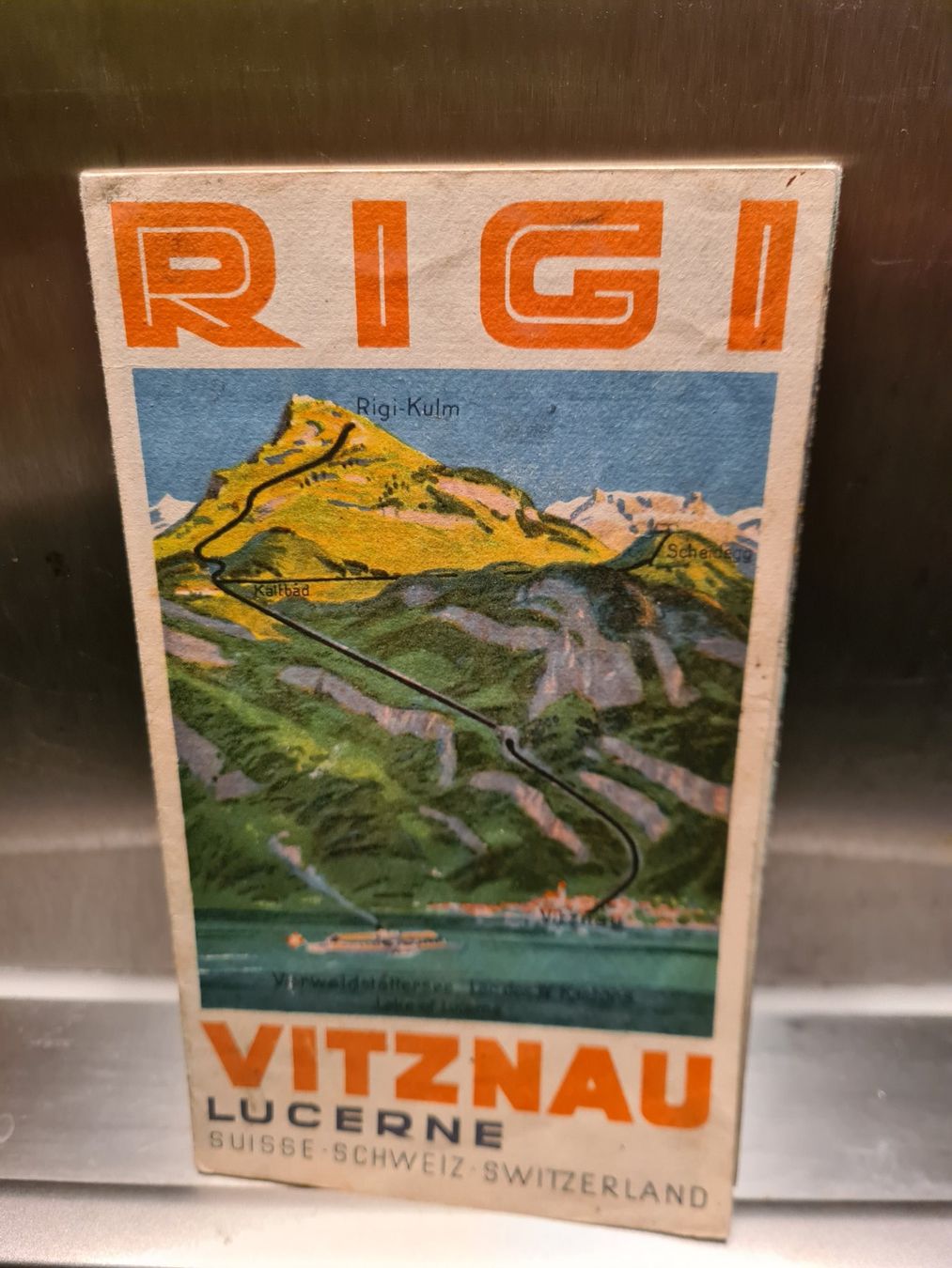 Documenti: Prospekt RIGI Vitznau Lucerne antik Rigibahn – Usato da Miège venduto da engernhaus