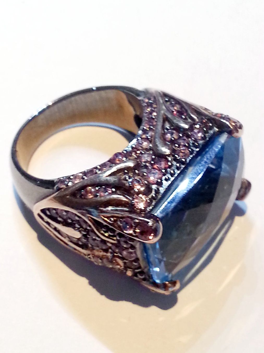 Anelli: Blau Topas Fingerring – Nuovo (secondo la descrizione) da Zürich venduto da adriben 6