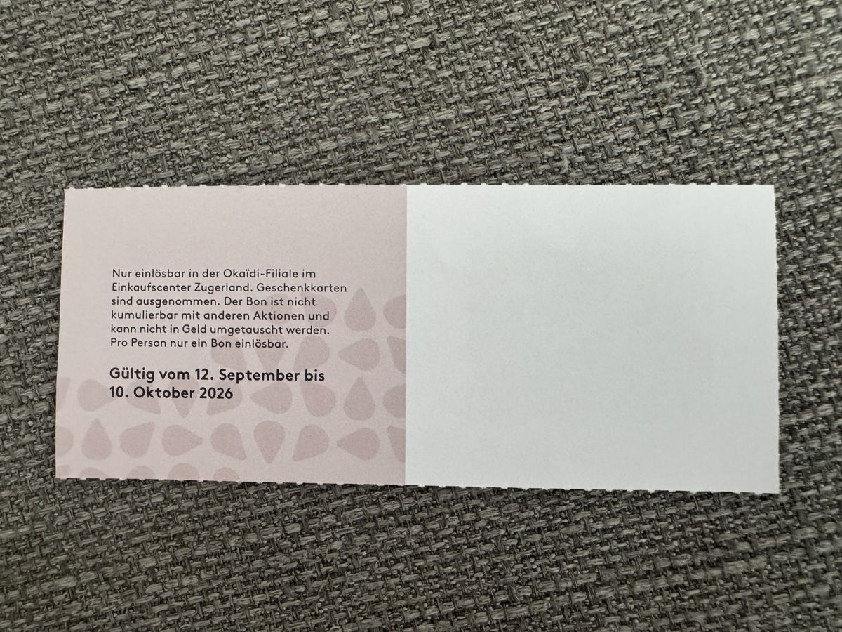 Gutscheine: Okaidi Rabatt | Zugerland – Neu und originalverpackt aus Sins von sum_lv6d 1