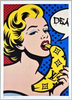 Death NYC Ltd Ed Pop Art Druck " Roy Lichtenstein Monroe