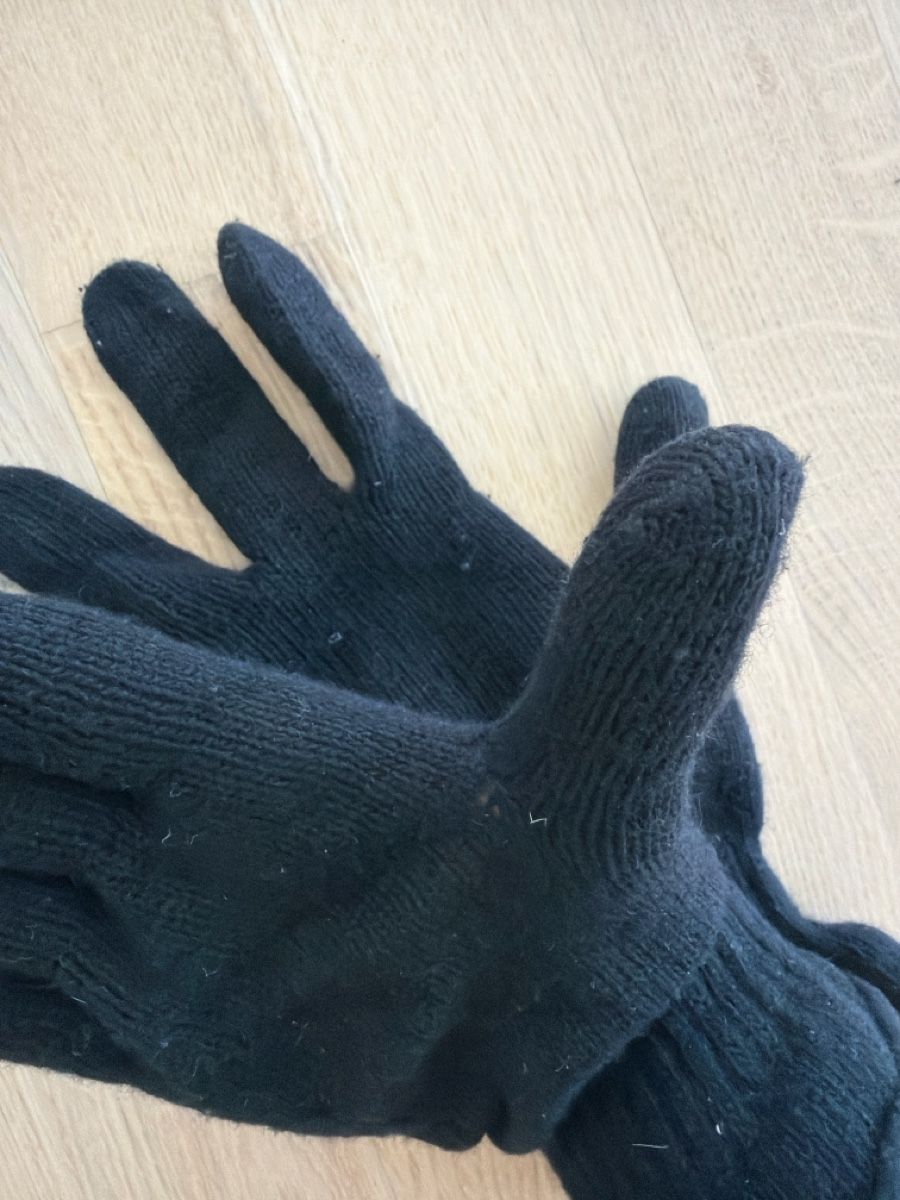 Guanti & manicotti: Strickhandschuhe schwarz Wolle – Usato da Au ZH venduto da eac_gm25 2