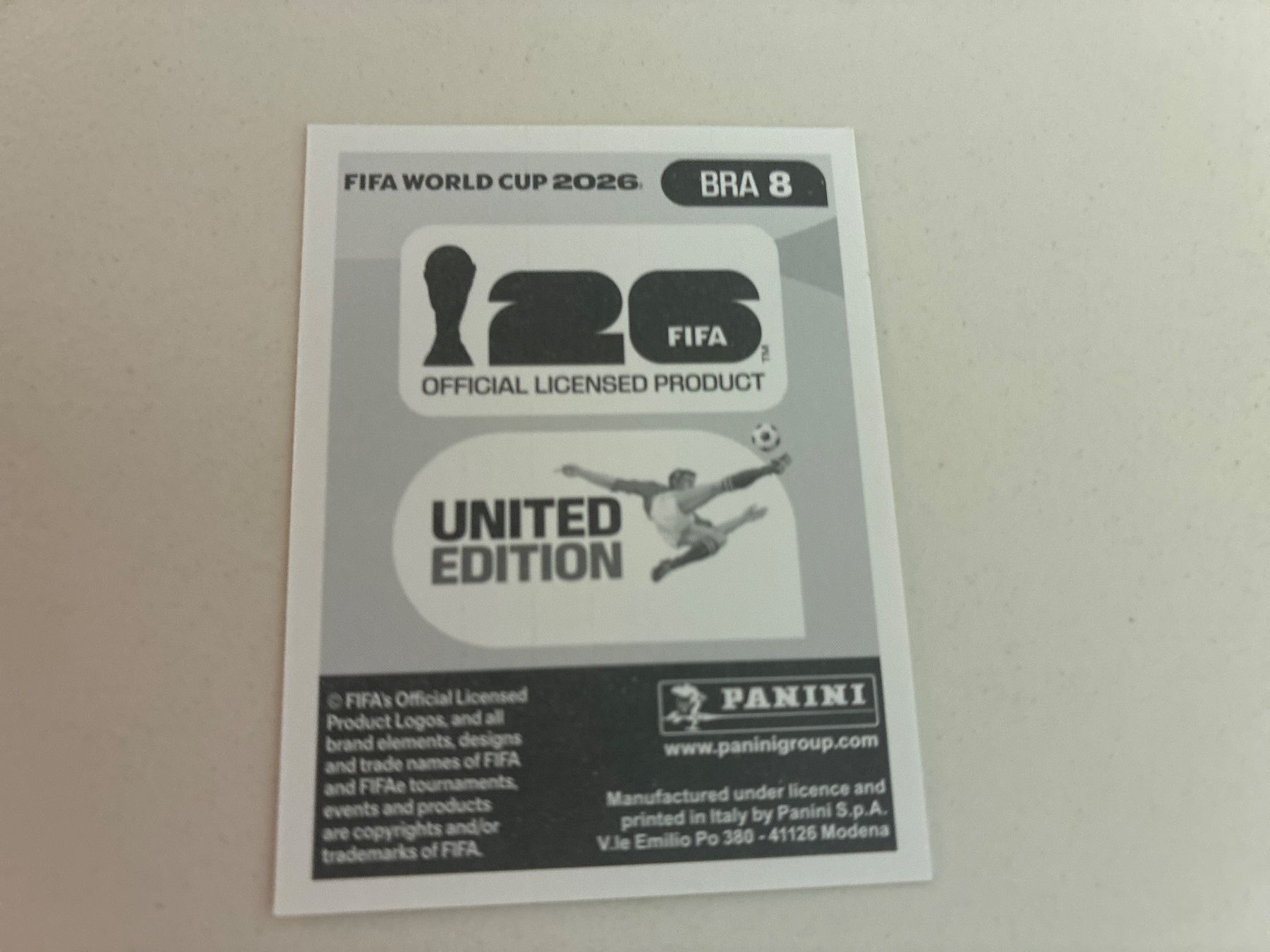 Panini Carte collezionabili: Panini WM 2026 Mexiko Sticker - BRA8 – Nuovo (secondo la descrizione) da Basel venduto da yac_h5js 1