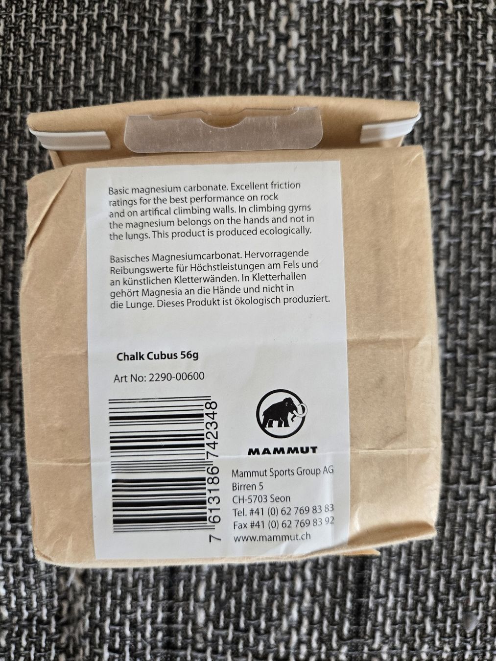Kletterwände & Klettergriffe: Magnésie Mammut (escalade) – Neu und originalverpackt aus La Chaux-de-Fonds von tuoro25 1