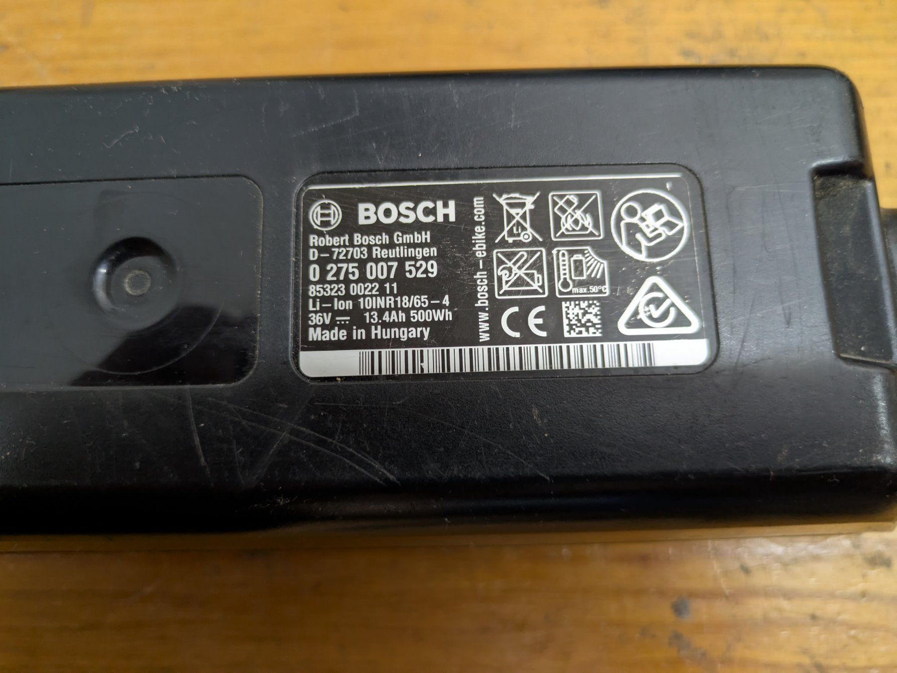 Bosch Batterie: Bosch PowerPack 500 – Difettoso da Widnau venduto da Yeti33