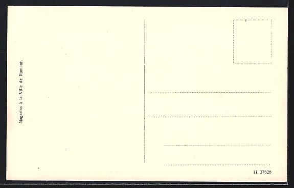 Cartoline postali: AK Romont /FR, Ortsansicht mit Turm – Usato da Berlin venduto da bartko-reher 1