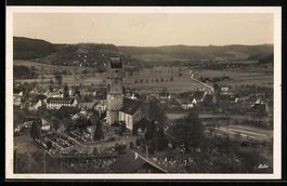 Suhr, Kirche und Friedhof aus der Vogels