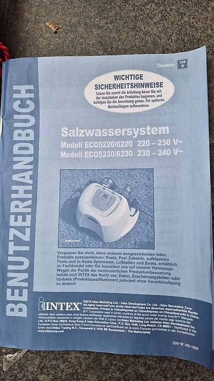 Intex Piscine: Intex Salzwassersystem Chlorinator eco 5220 – Usato da Zell LU venduto da Steve33 2