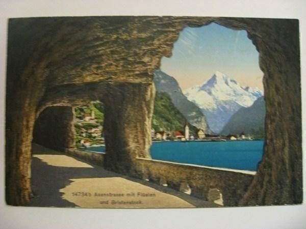Cartoline postali: AK  Axenstrasse mit Flüelen – Usato da Gundetswil venduto da Egro01