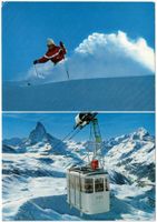 Zermatt - 2 Bild AK