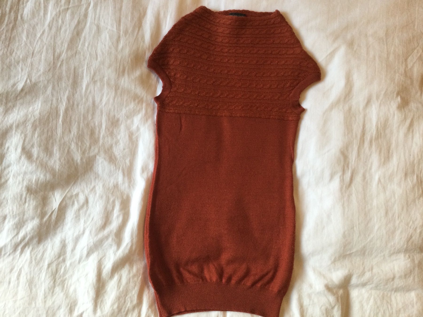 Mango Maglioni & Felpe: Langes kurzarm Pullover rostfarbig – Usato da Zürich venduto da Janakpur 2