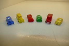 6xPlastik Spielzeugautos Einheit 1
