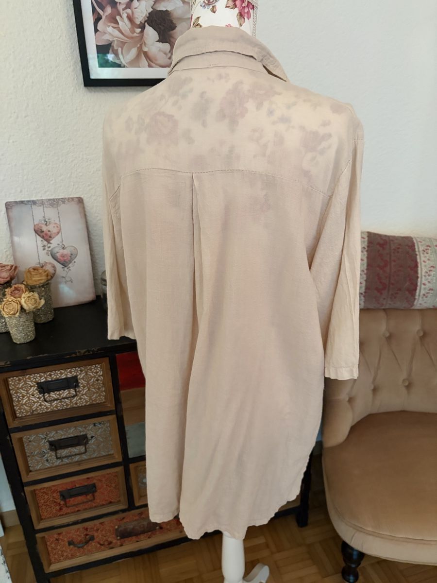 Camicette: Leinen Bluse weit beige Neu Gr S/M – Nuovo (secondo la descrizione) da Schönenberg ZH venduto da Pfupfli1 3