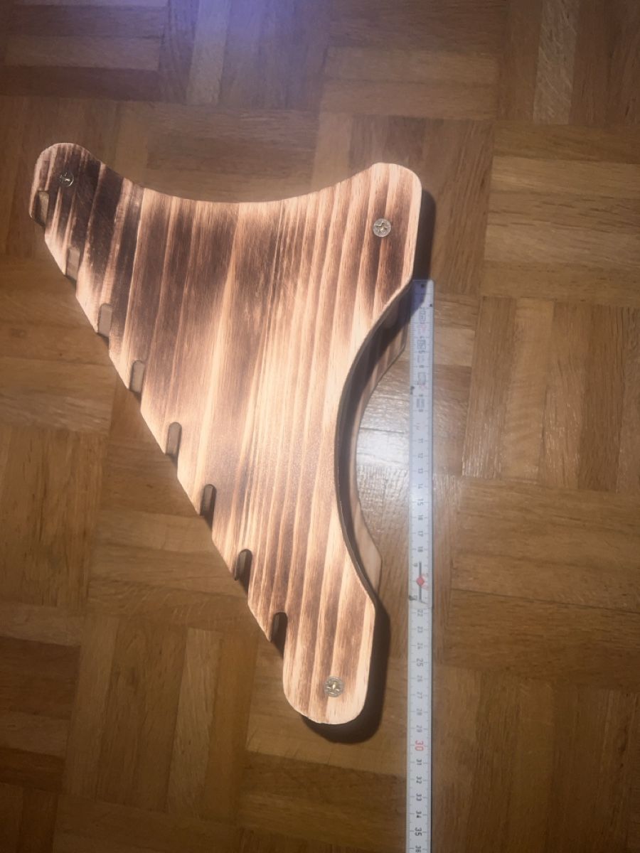 Coltelli: Range-couteaux en bois décoratif, style rustique. – Usato da Grandson venduto da RioDeltaLima 2