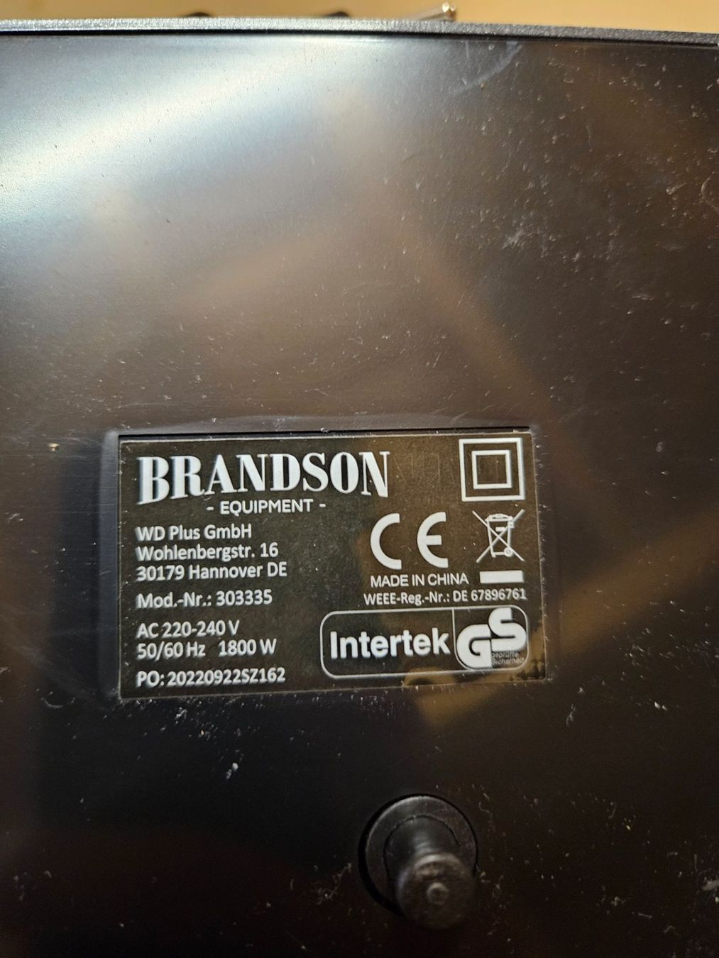 Heizgeräte: Mobiles Heizgerät Brandson – Neu und originalverpackt aus Rüti ZH von looren94 3