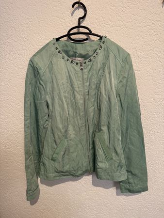 Gerry Weber leichte Jacke mint Glitzer Gr. M
