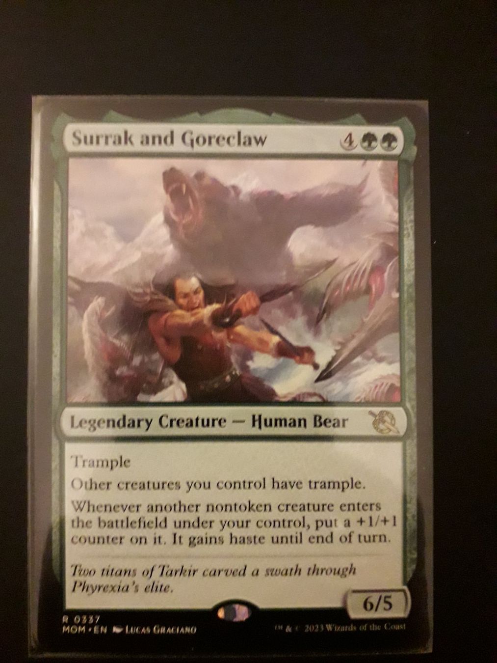 Magic The Gathering Cartes à collectionner: MTG - Surrak and Goreclaw – D'occasion à Lausanne par and_n6mz