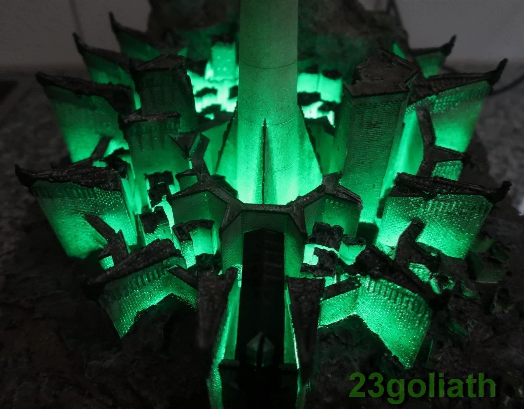 Statuette: Minas Morgul Environment Weta Workshop - Artist Proof - AP – Usato da Flawil venduto da Goliath23 2
