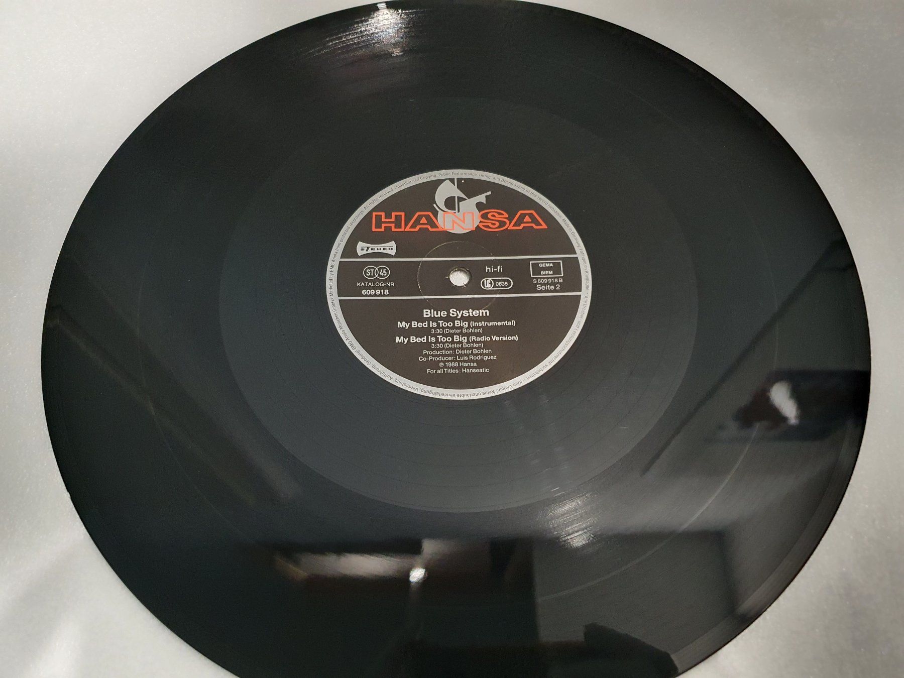 Schallplatten: Blue System – My Bed Is Too Big – Gebraucht aus Uster von Vinyl-Leidenschaft 4