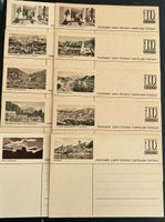 10 Bildpostkarten 10Rp brauntöne Postfrisch 
