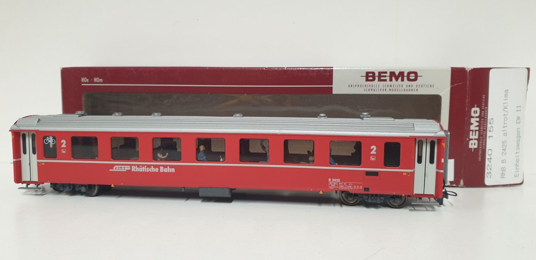 Bemo Modellini di ferrovie: Bemo RhB Einhetswagen EW II  3240 155 – Nuovo (secondo la descrizione) da Geroldswil venduto da TopTrain54 3