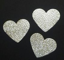 Aluherz 5cm. 20 Stück zum basteln