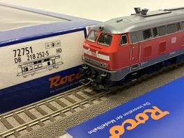 Roco 72751 Digital Sound ESU M4= DB 218 252-5 Diesellok OVP