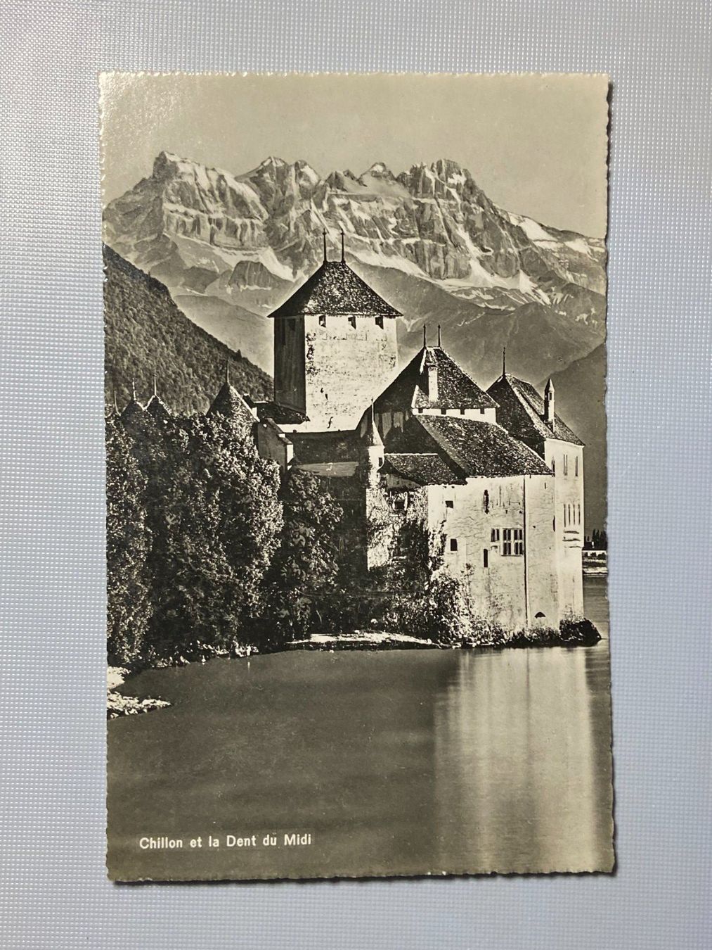 Ansichtskarten: Chillon et la Dent du Midi – Gebraucht aus Steg VS von danwer74