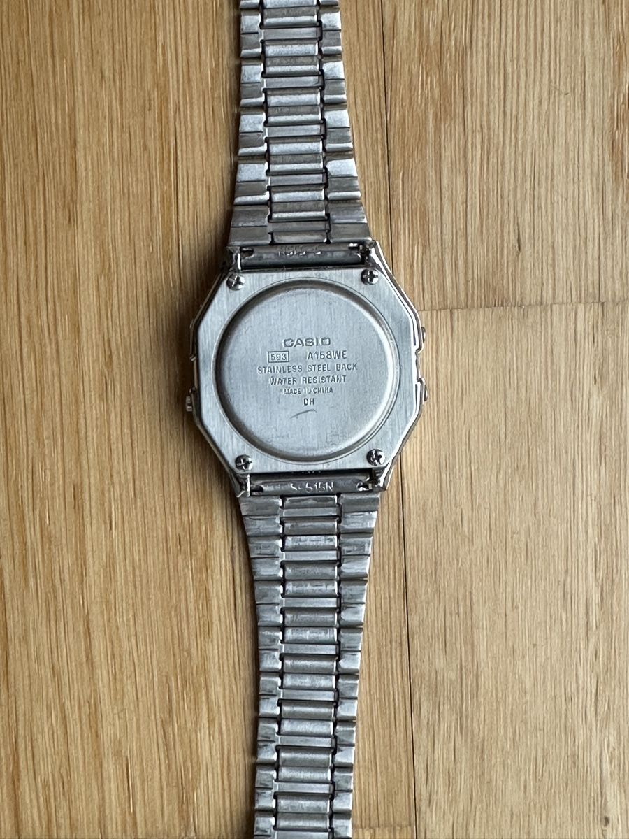 Casio Orologi: Casio A158WE Vintage Digitale Uhr – Usato da Uster venduto da Mike_05 2