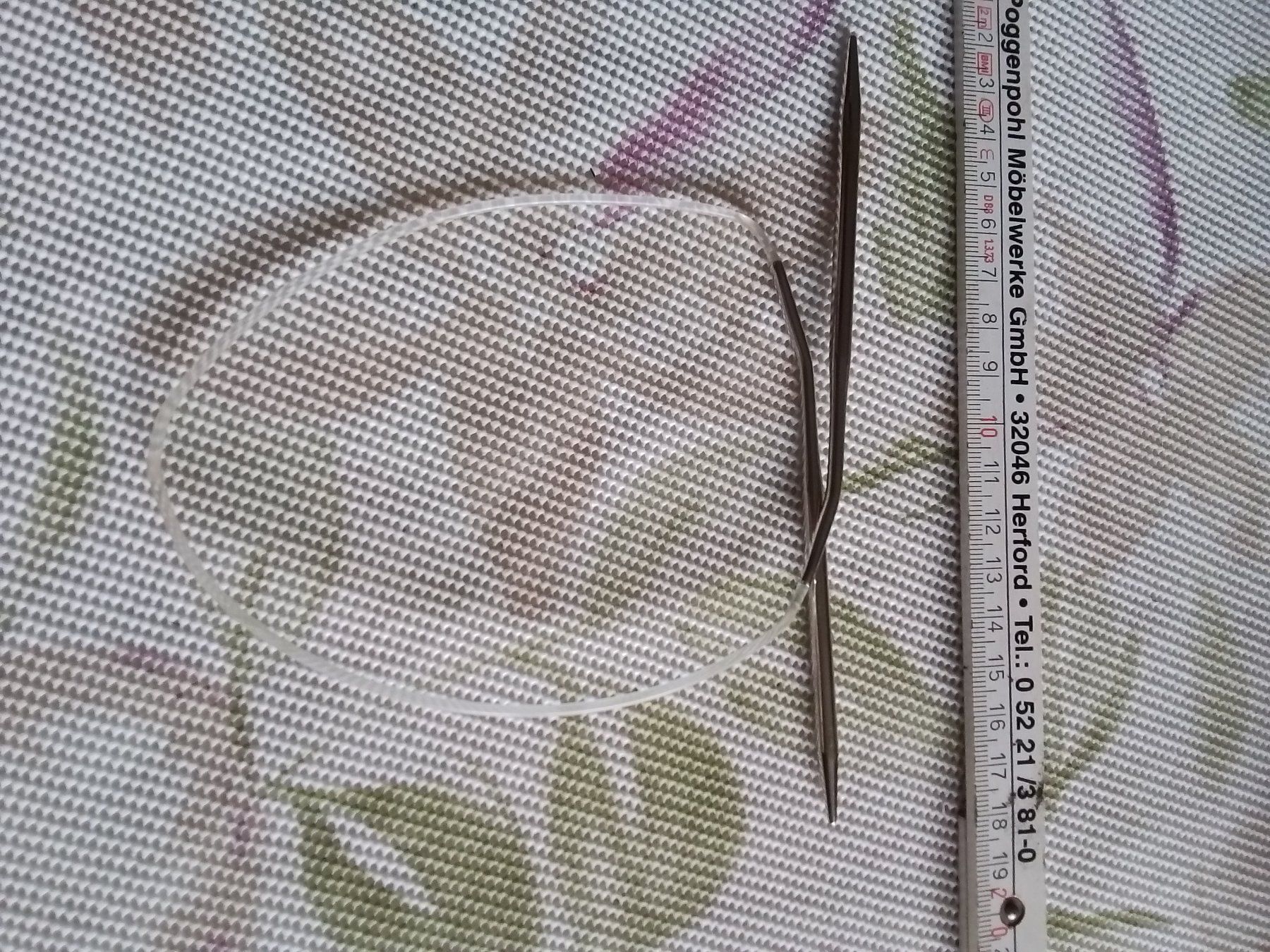 Aiguilles: Stricknadeln 4,5mm 50cm Rundstricken Chrom – D'occasion à Oberurnen par DVDL