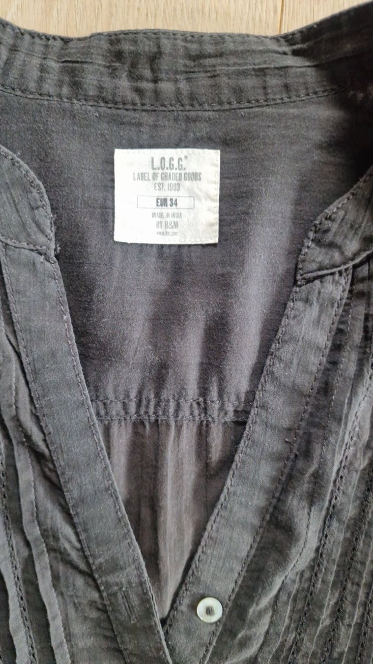 H&M Camicette: Bluse H&M grau Gr. 34 (Damen) – Usato da Nebikon venduto da Japostyle 1