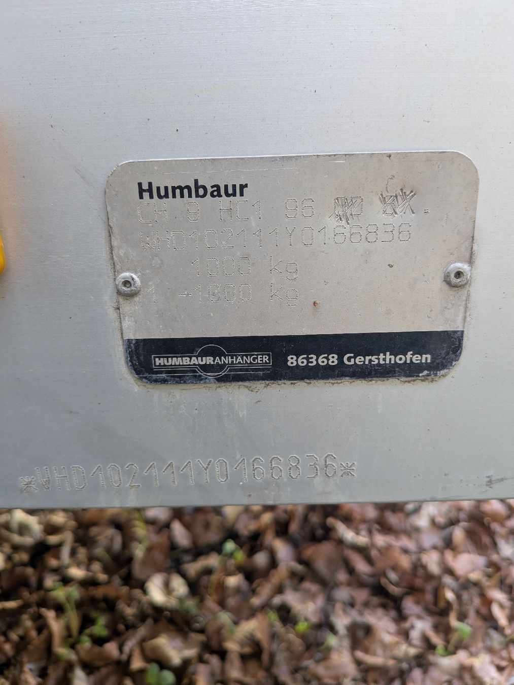 Humbaur Rimorchi: Anhänger Humbaur – Usato da Künten venduto da sheila017 4