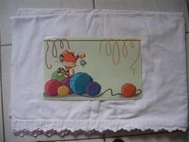 Napfunterlage / Tischset Katze mit Maus
