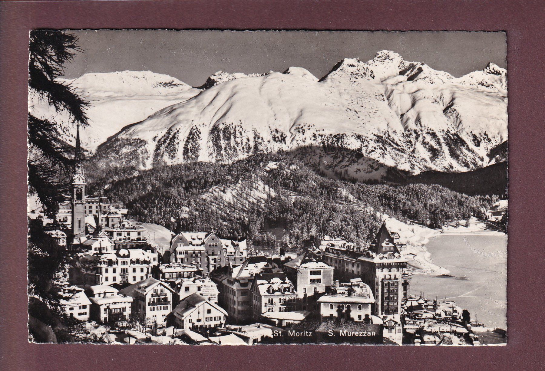 Ansichtskarten: ST. MORITZ - S. Murezzan – Gebraucht aus Pully von nicecards
