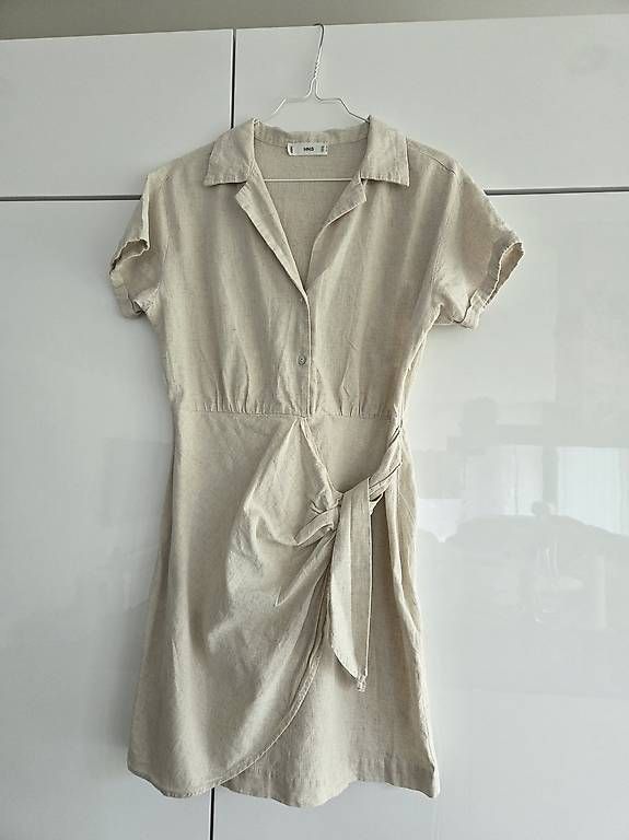 Mango Vestiti: Schönes Baumwoll-Leinen Kleid Mango – Usato da Rüfenacht BE venduto da Biancaro