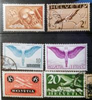 Helvetia Flugpost-Briefmarken ab 1927, Top Zustand