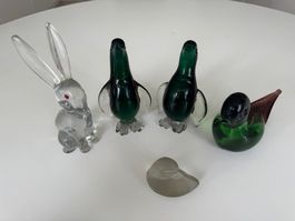 STUPENDI CRISTALLI ANIMALI NUOVI PERFETTI MURANO