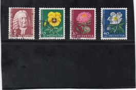 Timbres suisses Pro Juventute 1958