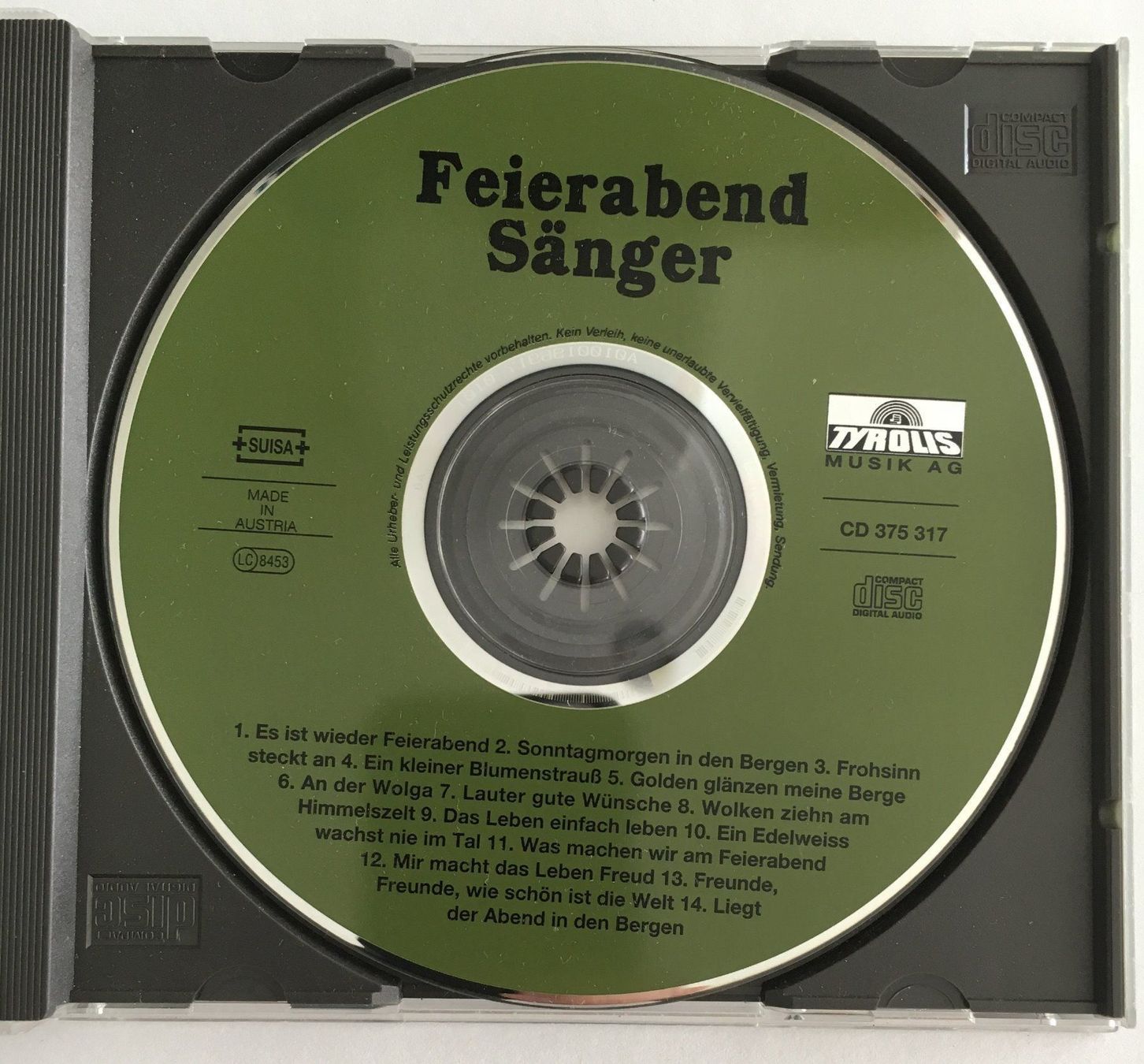 CD: Feierabend Sänger, Melodienstrauss – Usato da Flums venduto da Asquillo 4