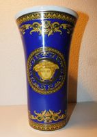 Rausverkauf - Design Rosenthal Versace Medusa Blau Vase