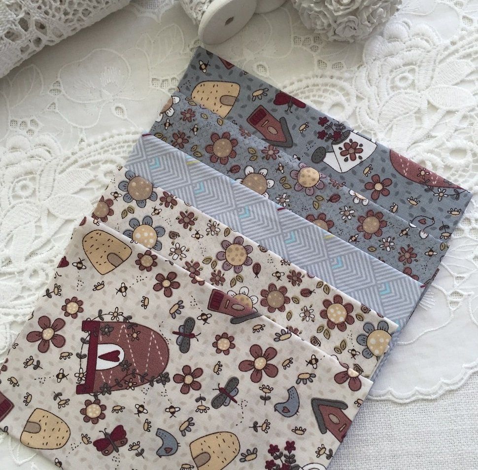 Tessuti: Stoff Baumwolle Set 5 Stück 32 x 32 cm – Nuovo (secondo la descrizione) da Thun venduto da Rowaner