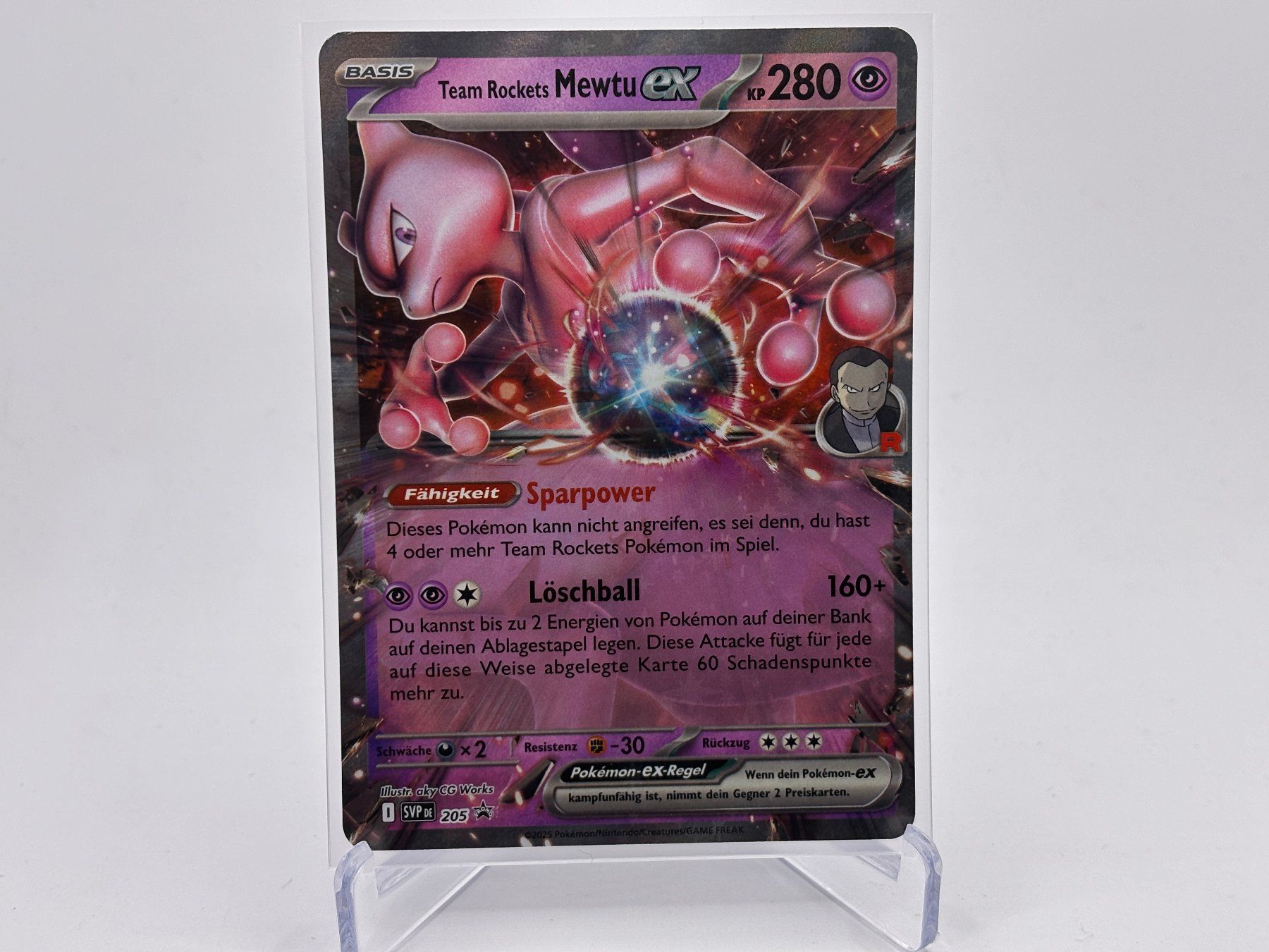 Pokémon Sammelbilder & Trading cards: Scarlet & Violet Promos - Team Rockets Mewtu ex  (SVP 205) D – Neu (gemäss Beschreibung) aus Allschwil von Bullach